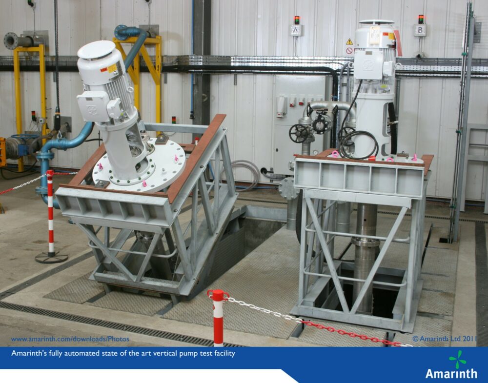 Amarinths-fully-automated-state-of-the-art-vertical-pump-test-facility