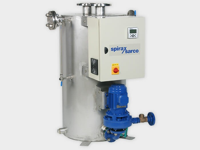 Condensate Recovery Unit for light and heavy industrial applications